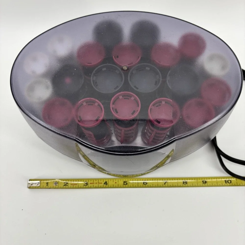 Remington KF201 Velvet Flocked W/Clips Hot‎ Rollers Hair Curlers Pageant -Tested